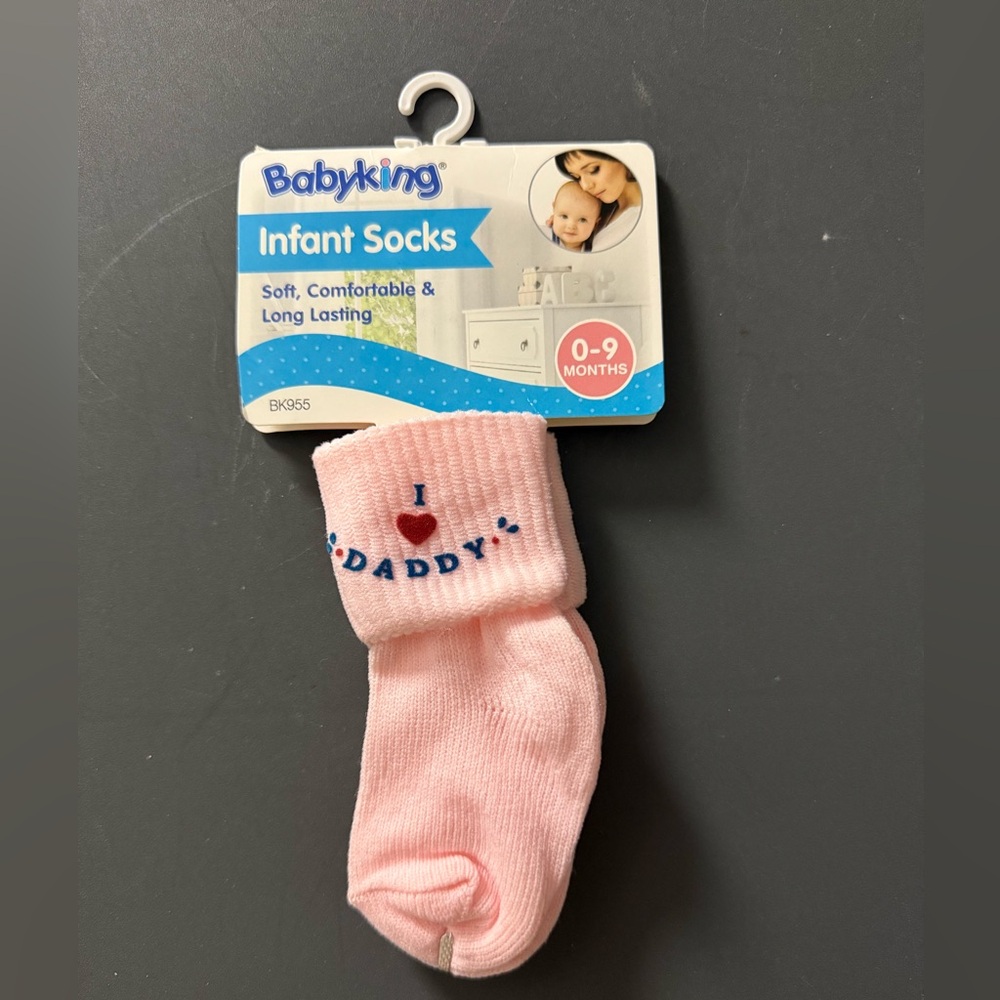 NEW Babyking Pink Infant Socks